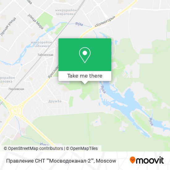 Правление СНТ ""Мосводоканал-2"" map