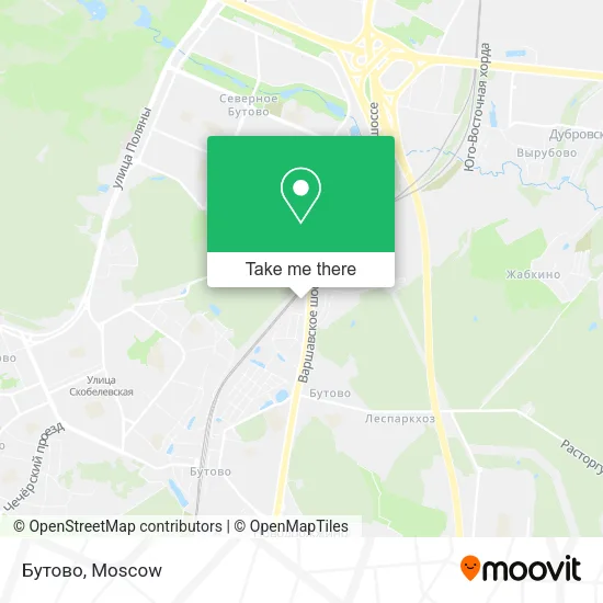 Бутово map