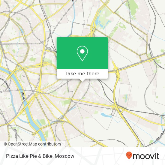 Pizza Like Pie & Bike map