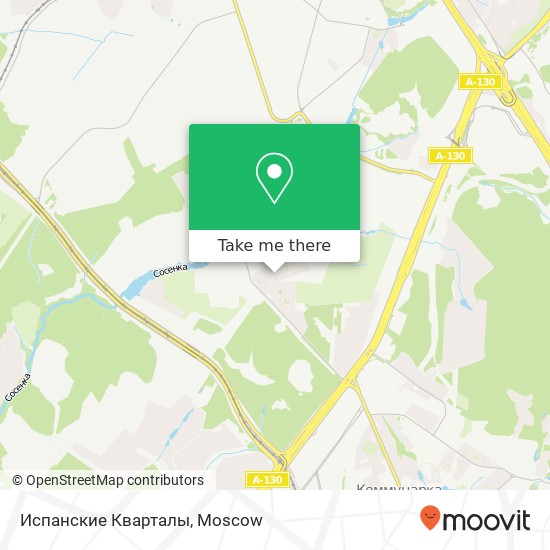 Испанские Кварталы map