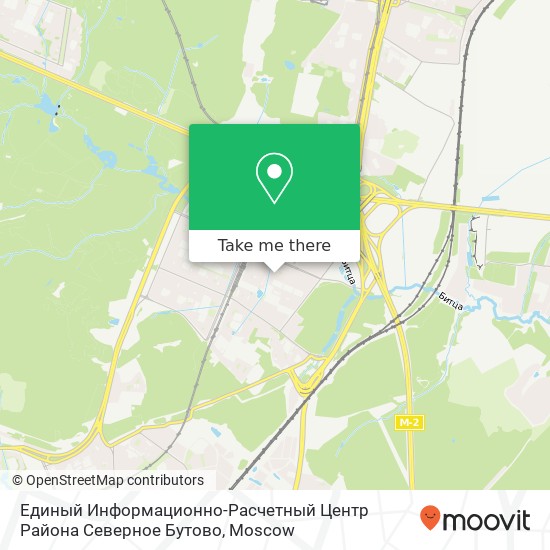 Единый Информационно-Расчетный Центр Района Северное Бутово map
