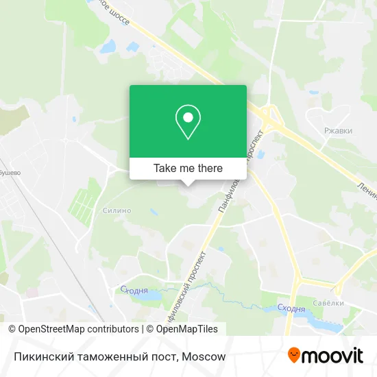 Пикинский таможенный пост map