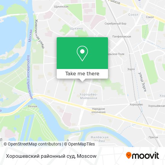 Хорошевский районный суд map