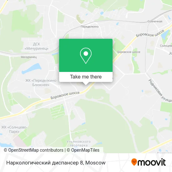 Наркологический диспансер 8 map