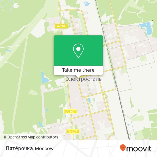 Пятёрочка map