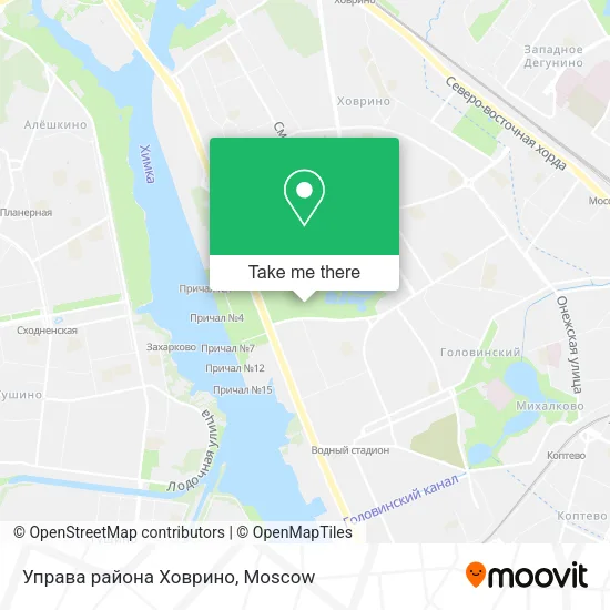 Управа района Ховрино map