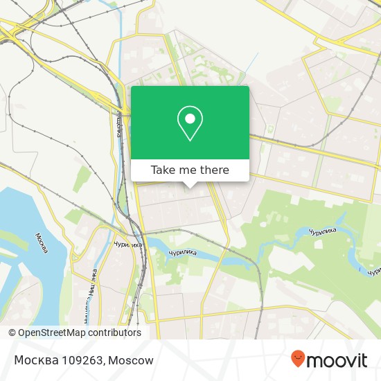 Москва 109263 map