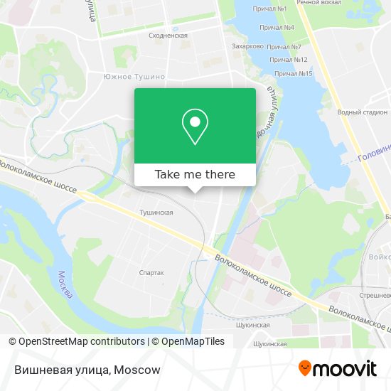 Вишневая улица map