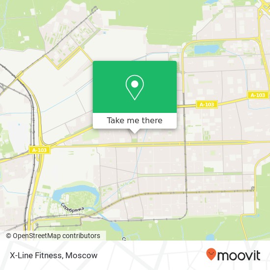 X-Line Fitness map