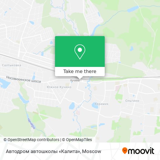 Автодром автошколы «Калита» map