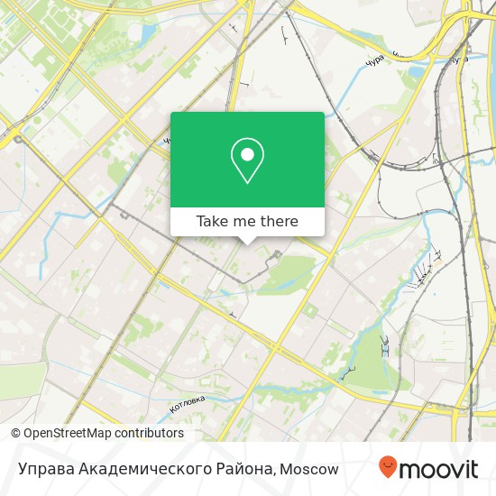 Управа Академического Района map