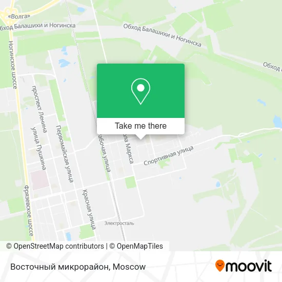 Восточный микрорайон map