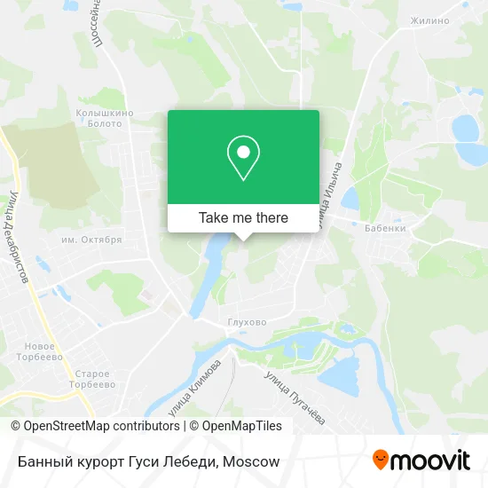 Банный курорт Гуси Лебеди map