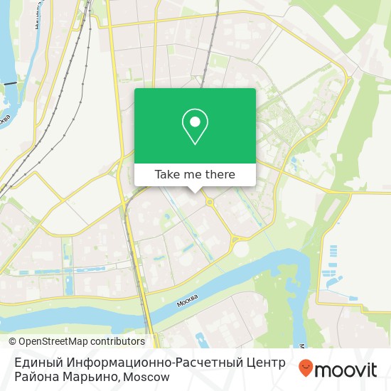 Единый Информационно-Расчетный Центр Района Марьино map