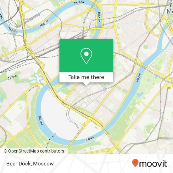 Beer Dock map