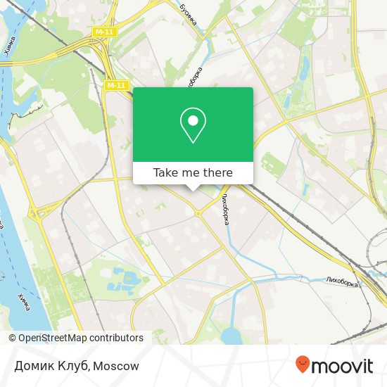 Домик Клуб map