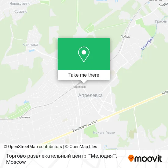 Торгово-развлекательный центр ""Мелодия"" map