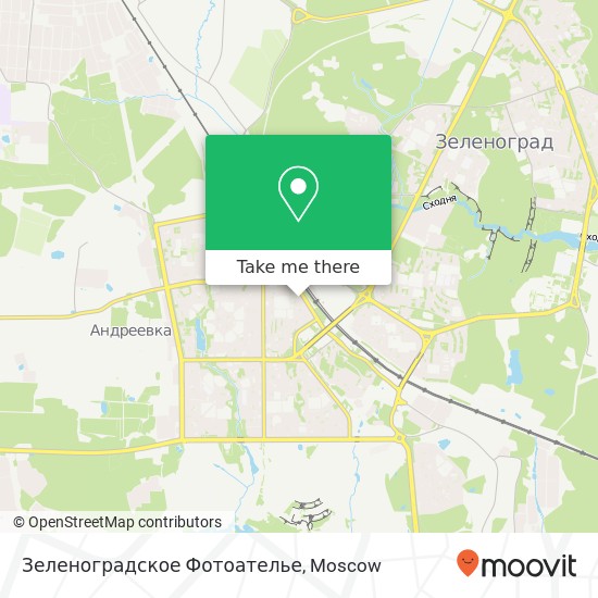 Зеленоградское Фотоателье map