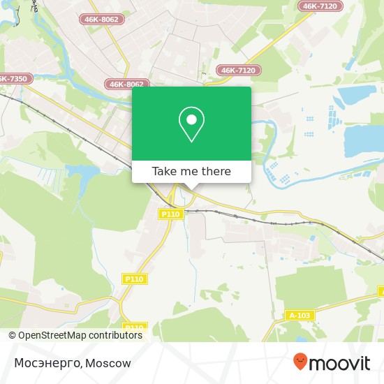 Мосэнерго map