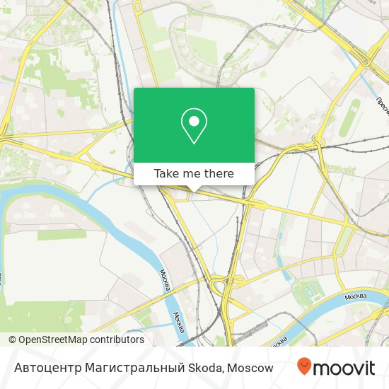 Автоцентр Магистральный Skoda map