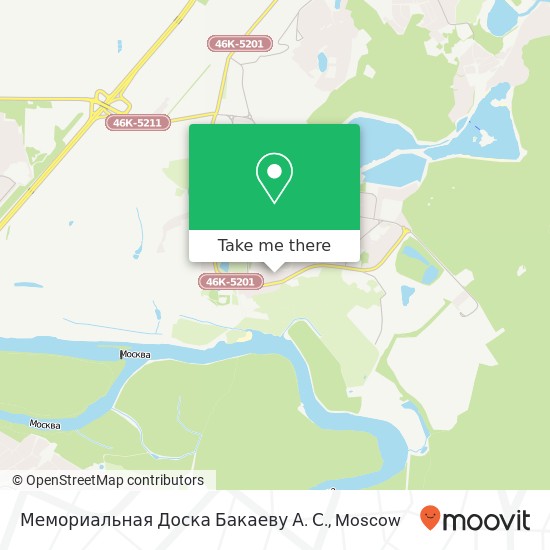 Мемориальная Доска Бакаеву А. С. map