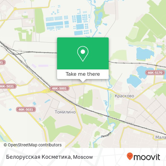 Белорусская Косметика map