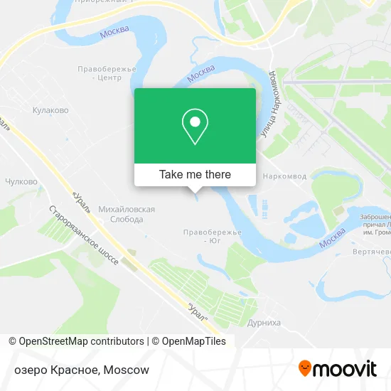 озеро Красное map