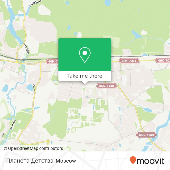 Планета Детства map