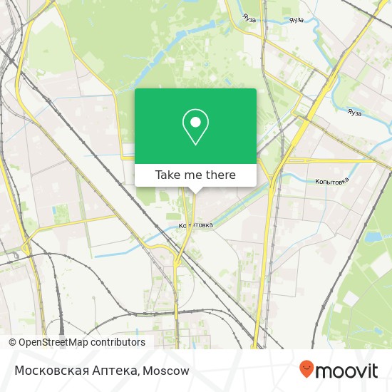 Московская Аптека map
