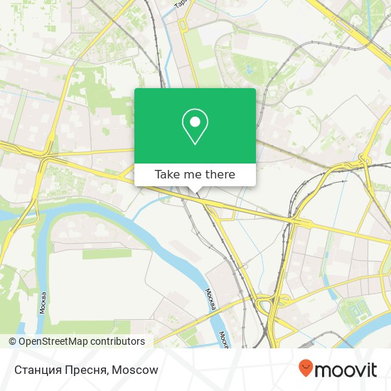 Станция Пресня map