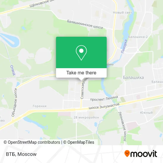 ВТБ map