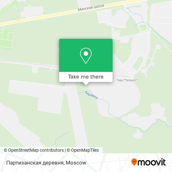 Партизанская деревня map