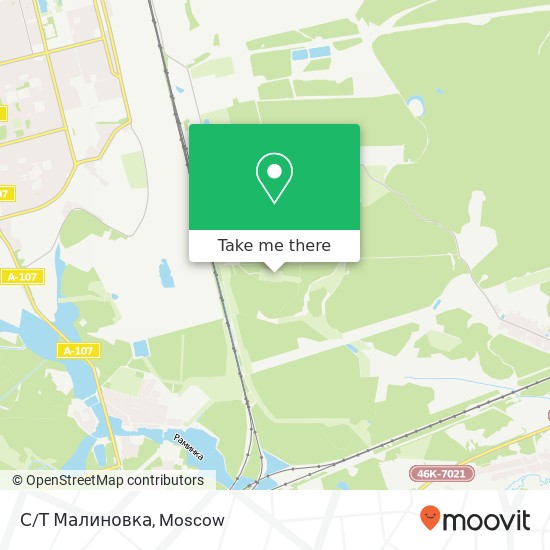 С/Т Малиновка map