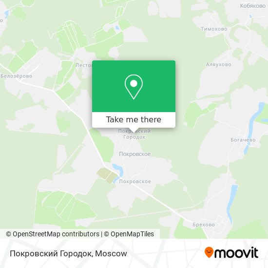 Покровский Городок map