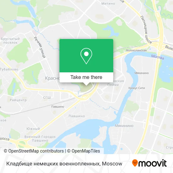 Кладбище немецких военнопленных map