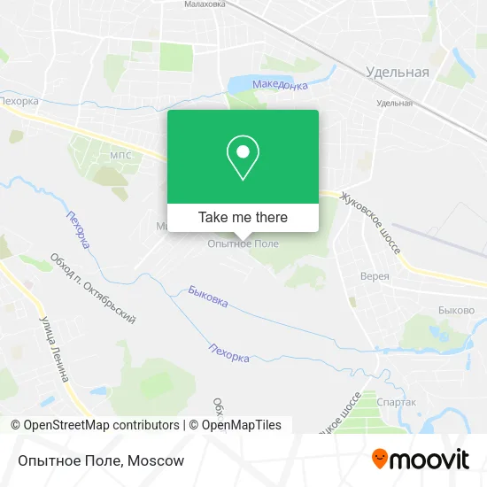 Опытное Поле map