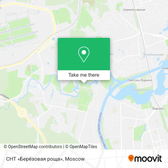 СНТ «Берёзовая роща» map