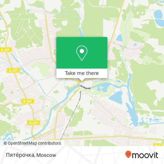 Пятёрочка map