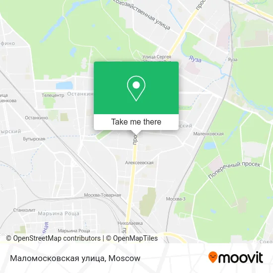 Маломосковская улица map