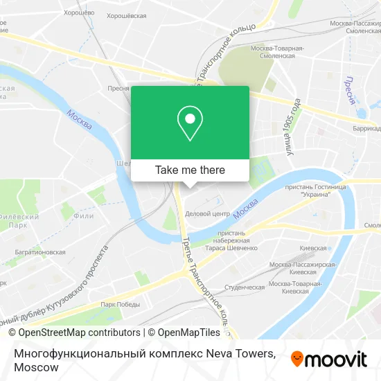 Многофункциональный комплекс Neva Towers map