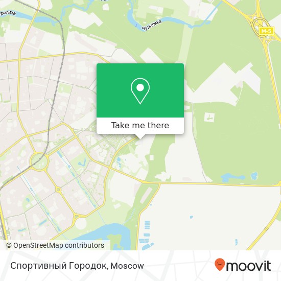 Спортивный Городок map