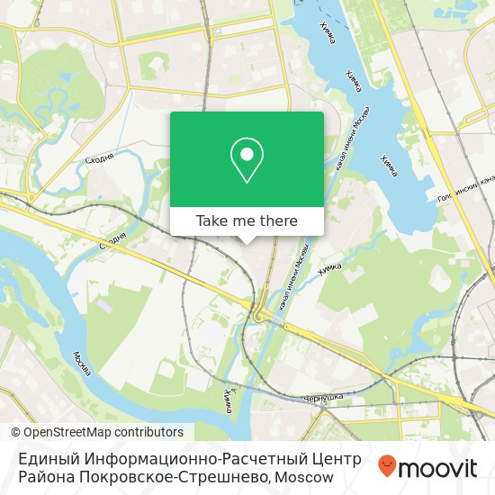 Единый Информационно-Расчетный Центр Района Покровское-Стрешнево map