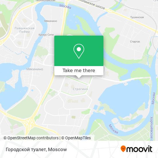 Городской туалет map