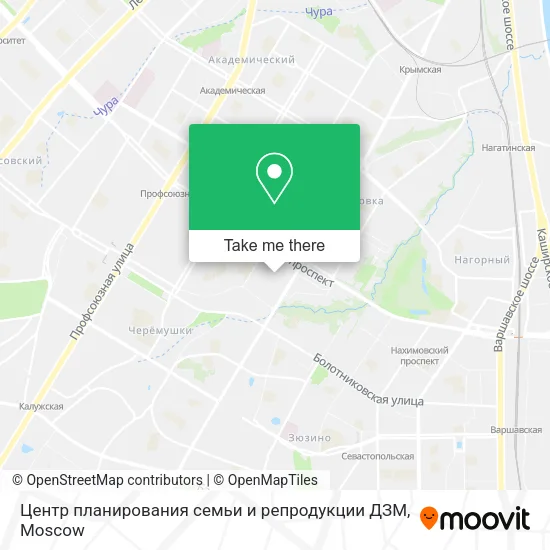 Центр планирования семьи и репродукции ДЗМ map