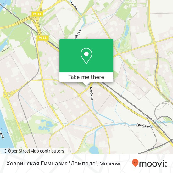 Ховринская Гимназия "Лампада" map