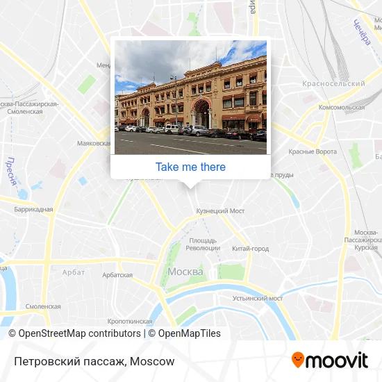 Петровский пассаж map