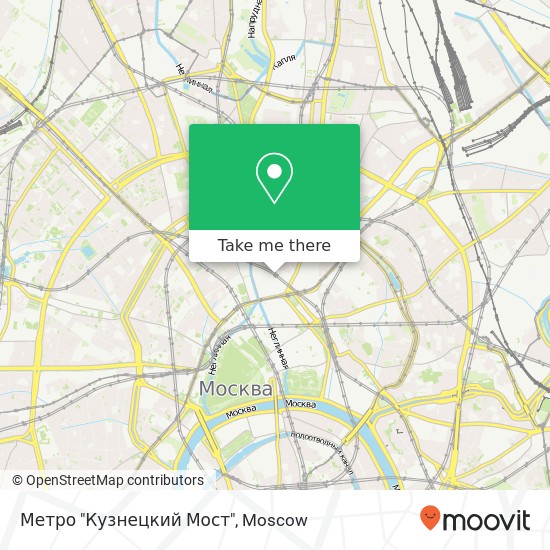 Метро "Кузнецкий Мост" map