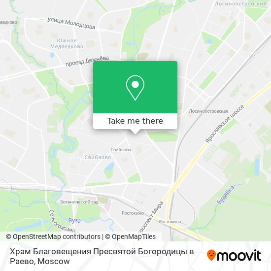 Храм Благовещения Пресвятой Богородицы в Раево map