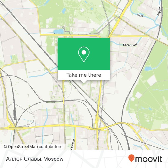 Аллея Славы map