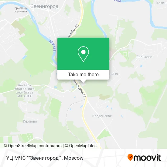 УЦ МЧС ""Звенигород"" map